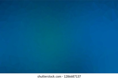 Light BLUE vector blurry hexagon pattern. Brand new colored illustration in blurry style with gradient. A completely new design for your business.