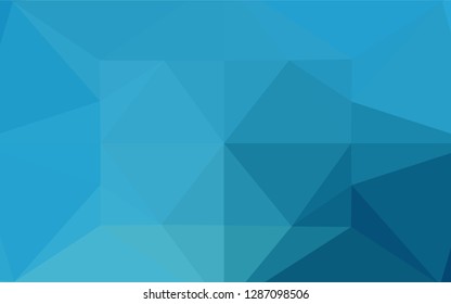 Light BLUE vector blurry hexagon texture. Glitter abstract illustration with an elegant design. A new texture for your design.