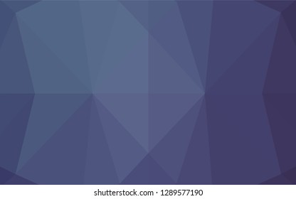 Light BLUE vector blurry hexagon pattern. Geometric illustration in Origami style with gradient.  Brand new style for your business design.