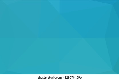 Light BLUE vector blurry hexagon texture. Creative illustration in halftone style with gradient. The textured pattern can be used for background.