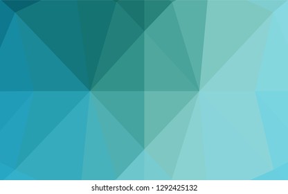 Light BLUE vector blurry hexagon pattern. A completely new color illustration in a vague style. The elegant pattern can be used as part of a brand book.