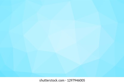 Light BLUE vector blurry hexagon pattern. A vague abstract illustration with gradient. The elegant pattern can be used as part of a brand book.