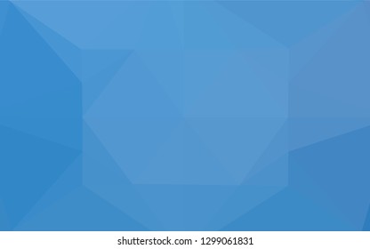 Light BLUE vector blurry hexagon texture. Modern geometrical abstract illustration with gradient. The textured pattern can be used for background.