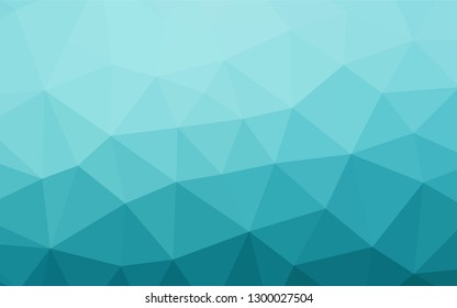 Light BLUE vector blurry hexagon template. Creative illustration in halftone style with gradient. The template can be used as a background for cell phones.