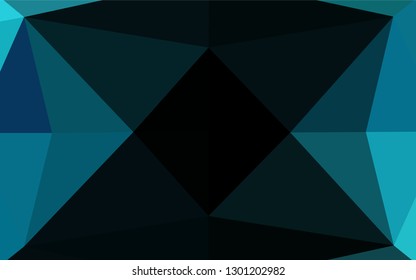 Light BLUE vector blurry hexagon pattern. A vague abstract illustration with gradient. Brand new design for your business.