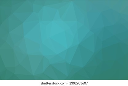 Light BLUE vector blurry hexagon template. A sample with polygonal shapes. The polygonal design can be used for your web site.
