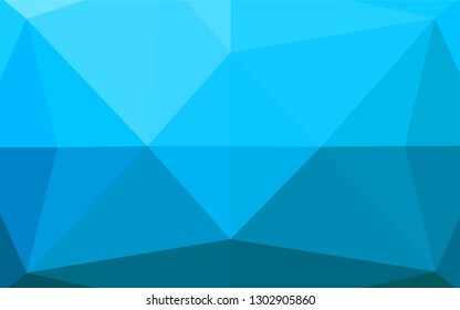 Light BLUE vector blurry hexagon texture. Modern geometrical abstract illustration with gradient. A completely new template for your business design.