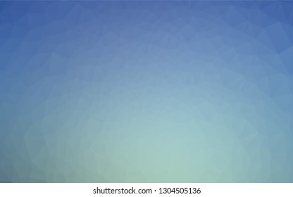 Light BLUE vector blurry hexagon pattern. Shining colored illustration in a Brand new style. The template can be used as a background for cell phones.