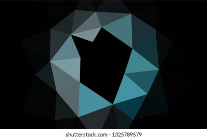 Light BLUE vector blurry hexagon texture. Glitter abstract illustration with an elegant design. A completely new template for your business design.