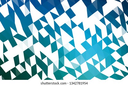Light BLUE vector blurry hexagon template. Colorful illustration in abstract style with gradient. The elegant pattern can be used as part of a brand book.