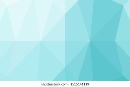 Light BLUE vector blurry hexagon template. Modern geometrical abstract illustration with gradient. The textured pattern can be used for background.