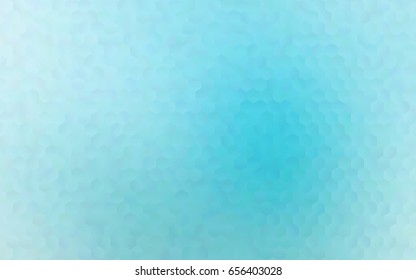 Light BLUE vector blurry hexagon background design. Geometric background in Origami style with gradient. 