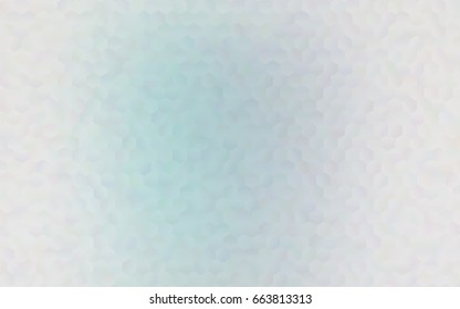 Light BLUE vector blurry hexagon background design. Geometric background in Origami style with gradient. 