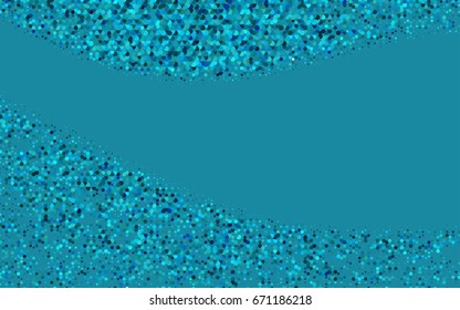Light BLUE vector blurry hexagon background design. Geometric background in Origami style with gradient. 