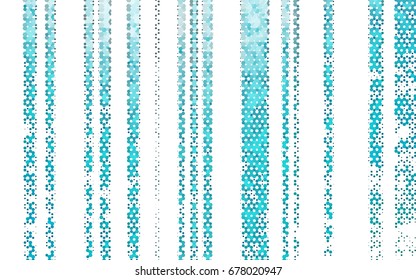 Light BLUE vector blurry hexagon background design. Geometric background in Origami style with gradient. 