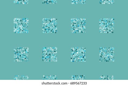 Light BLUE vector blurry hexagon background design. Geometric background in Origami style.
