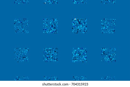 Light BLUE vector blurry hexagon background design. Geometric background in Origami style with gradient. 