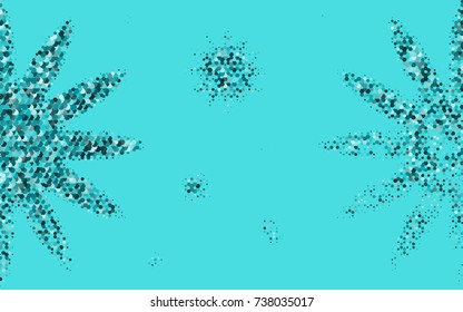 Light BLUE vector blurry hexagon background design. Geometric background in Origami style with gradient. 