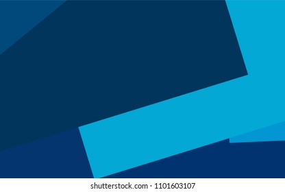 Light BLUE vector blurry rectangular background. Geometric background in square style with gradient. The pattern can be used for brand-new background.