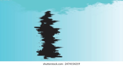 Light BLUE vector blurry template with lines black. Colorful illustration in abstract style with gradient. A new texture for your design.