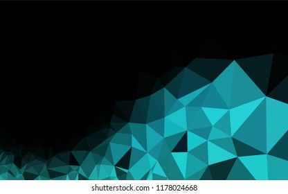 Light BLUE vector blurry  texture. Modern geometrical abstract illustration with gradient. Triangular pattern for your business design.