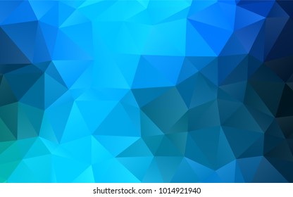 Light BLUE vector blurry triangle template. A vague abstract illustration with gradient. A new texture for your design.