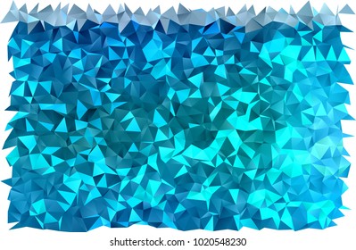 Light BLUE vector blurry triangle template. Modern geometrical abstract illustration with gradient. A new texture for your design.