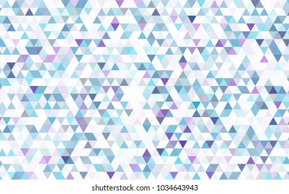 Light BLUE vector blurry triangle background. Creative geometric illustration in Origami style with gradient. Brand-new style for your business design.