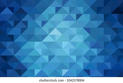 Light BLUE vector blurry triangle background. An elegant bright illustration with gradient. The elegant pattern can be used as part of a brand book.