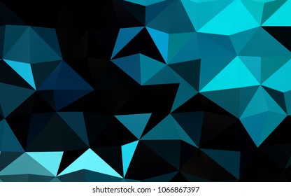 Light BLUE vector blurry triangle template. Shining colored illustration in a brand-new style. Brand-new style for your business design.