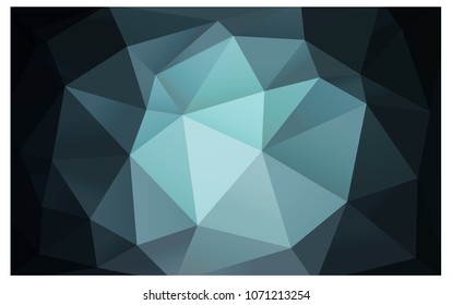 Light BLUE vector blurry triangle background design. Geometric background in Origami style with gradient. 