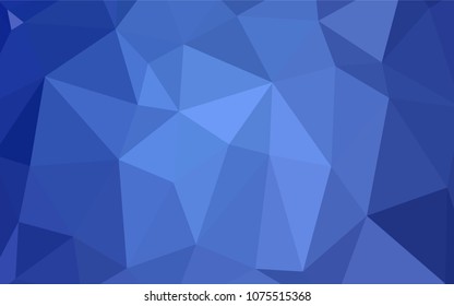 Light BLUE vector blurry triangle pattern. Modern geometrical abstract illustration with gradient. That pattern can be used as a part of a brand book.