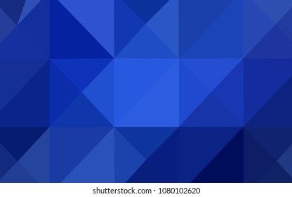 Light BLUE vector blurry triangle template. A completely new color illustration in a  polygonal style. The best triangular design for your business.