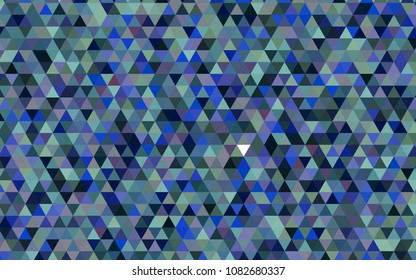 Light BLUE vector blurry triangle background. Creative illustration in halftone style with gradient. The completely new template can be used for your brand book.