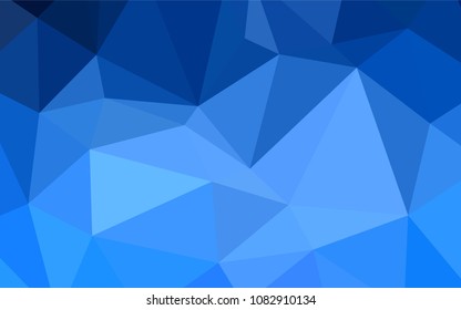 Light BLUE vector blurry triangle texture. Colorful illustration in abstract style with gradient. A new texture for your design.