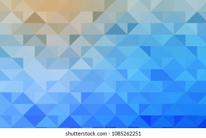 Light BLUE vector blurry triangle pattern. An elegant bright illustration with gradient. The template can be used as a background for cell phones.