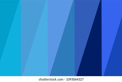 Light BLUE vector blurry triangle template. Creative illustration in halftone style with gradient. That new template can be used for your brand book.