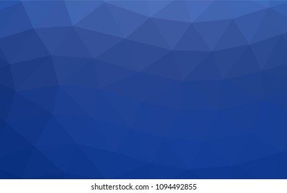 Light BLUE vector blurry triangle template. Geometric illustration in Origami style with gradient.  The best triangular design for your business.
