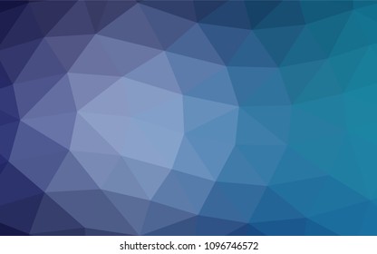 Light BLUE vector blurry triangle template. A vague abstract illustration with gradient. The completely new template can be used for your brand book.