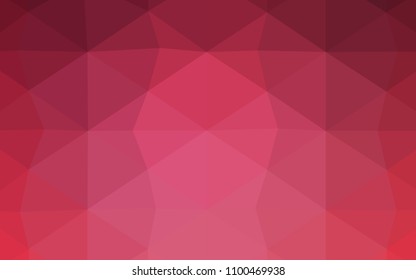 Light BLUE vector blurry triangle pattern. Modern geometrical abstract illustration with gradient. That pattern can be used as a part of a brand book.