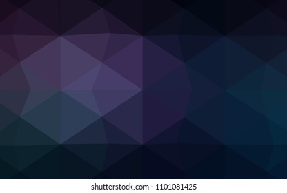 Light BLUE vector blurry triangle template. Colorful abstract illustration with gradient. That new template can be used for your brand book.