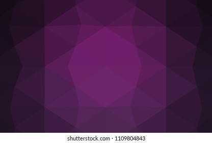 Light BLUE vector blurry triangle pattern. Colorful illustration in polygonal style with gradient. The best triangular design for your business.