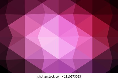 Light BLUE vector blurry triangle texture. Colorful illustration in polygonal style with gradient. That new template can be used for your brand book.