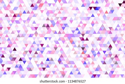 Light BLUE vector blurry triangle pattern. An elegant bright illustration with gradient. A new texture for your design.