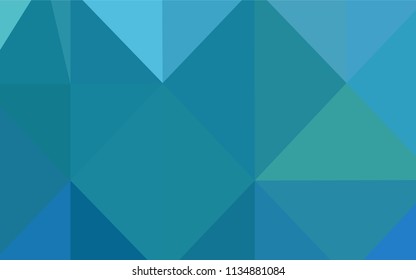 Light BLUE vector blurry triangle texture. Colorful illustration in abstract style with gradient. A completely new template for your business design.