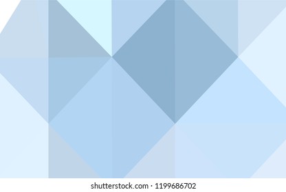 Light BLUE vector blurry triangle texture. Modern geometrical abstract illustration with gradient. That new template can be used for your brand book.