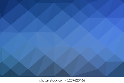 Light BLUE vector blurry triangle template. Colorful abstract illustration with gradient. Elegant pattern for a brand book.