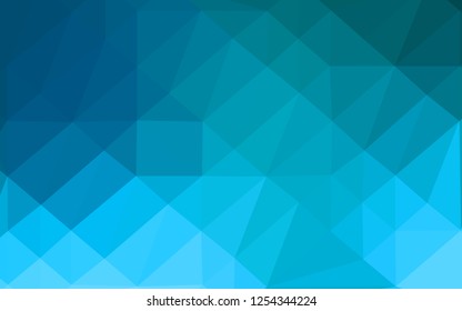 Light BLUE vector blurry triangle pattern. Shining colored illustration in a Brand new style. Brand new design for your business.