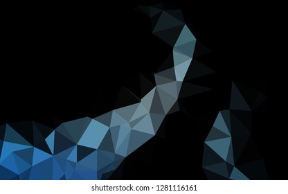 Light BLUE vector blurry triangle template. An elegant bright illustration with gradient. Brand new design for your business.