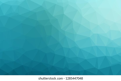 Light BLUE vector blurry triangle template. Glitter abstract illustration with an elegant design. New texture for your design.